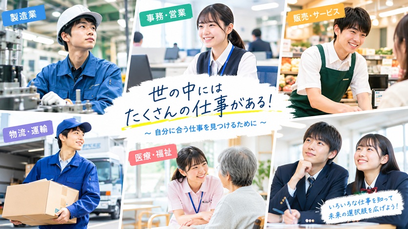 【高校生向け】第2回　高校生が知っておきたい、世の中にはどんな仕事がある？